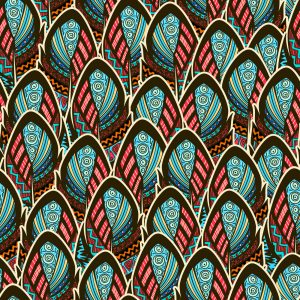 The Neon Abstract Foliage